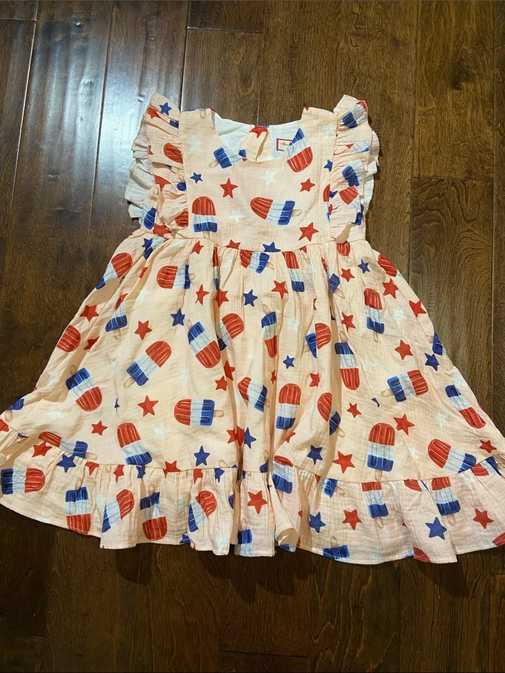 Cheeky Plum Holiday Patriotic 4th of July dress SZ 7 girls - Picture 1 of 7